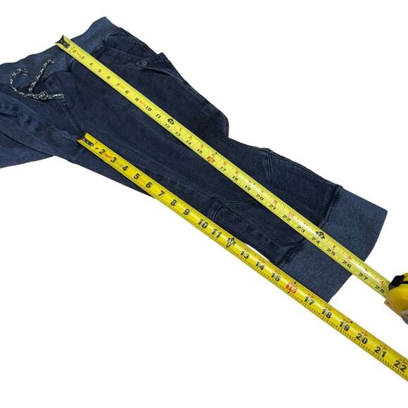 HT.A Primal Happy Trails Cropped Cargo Pant XL Gray Harem Grunge Cycling Offroad - Picture 8 of 9